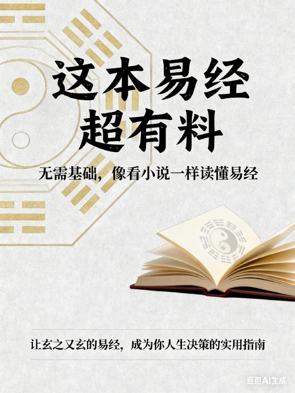 展示易经这本书的短视频